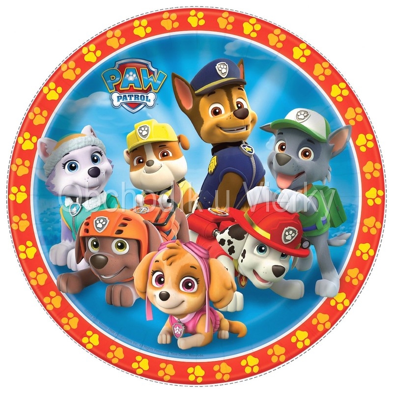 Jedlý obrázok Paw Patrol č. 8134,12